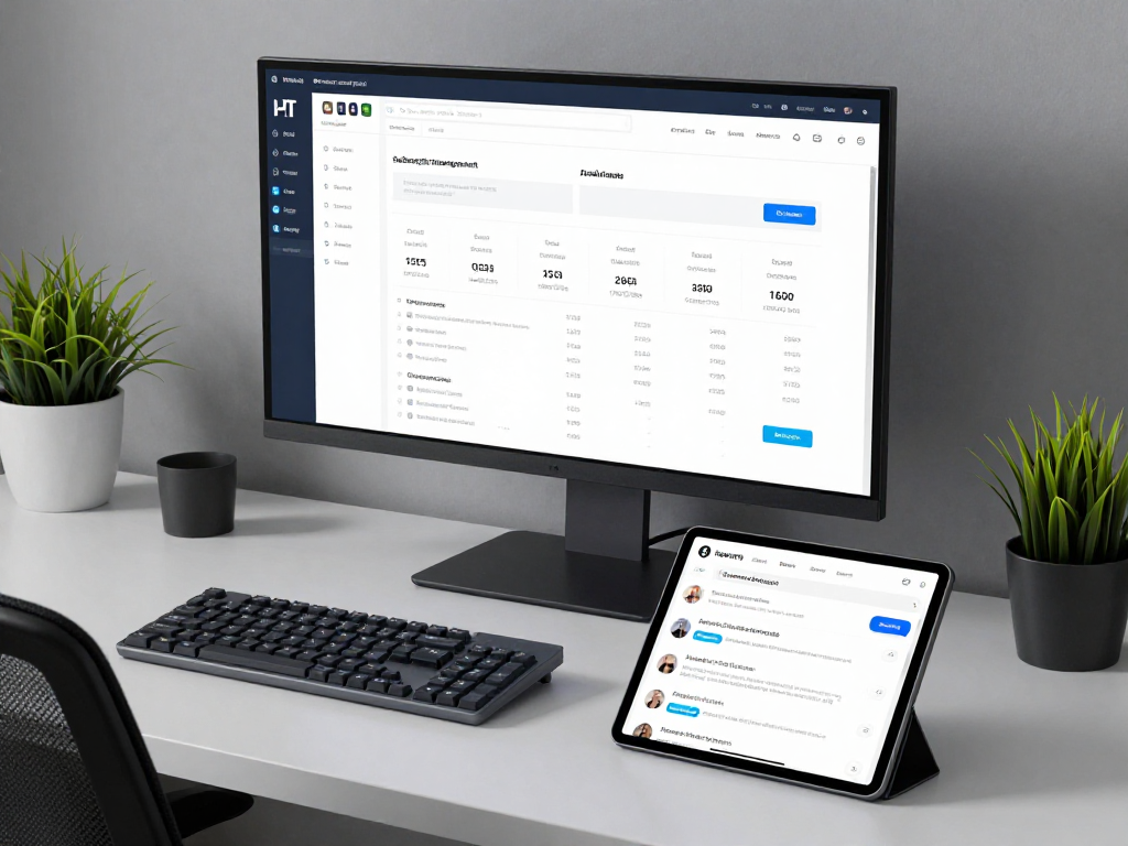 "UK IPTV reseller panel dashboard showcasing software development metrics, cloud computing analytics, and customer engagement."